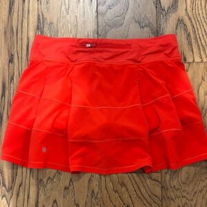 Lululemon Red Athletic Skirt 8 long!